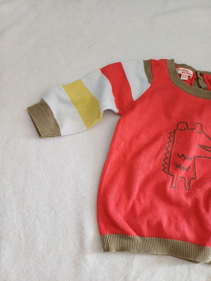 Pull rouge 18 mois dpam - photo numéro 2
