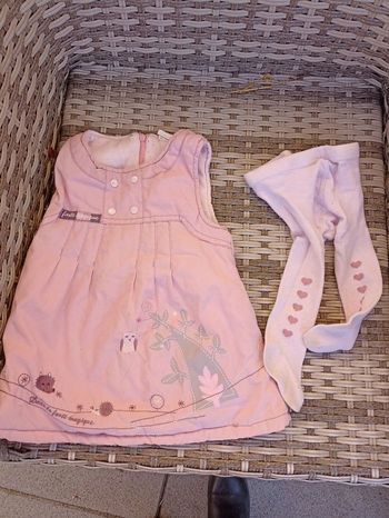 Robe chaude et collant