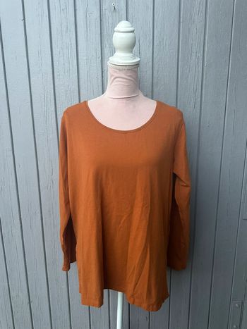 Haut manches longues basic camel 50/5XL