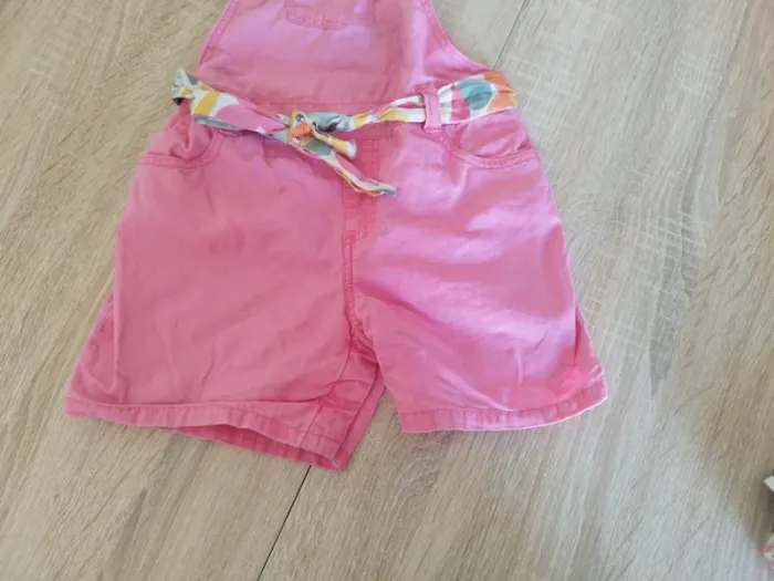 Salopette rose avec ceinture - photo numéro 4