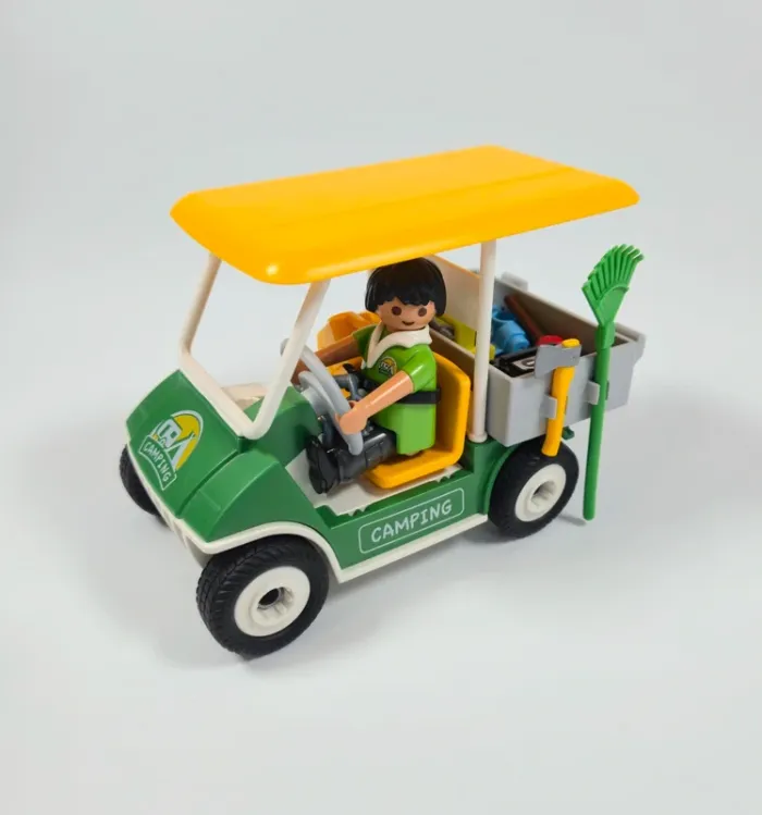 Playmobil Gardien du Camping et véhicule - photo numéro 2