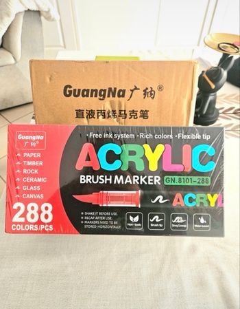 Boîte de 288 feutres acryliques GuangNa 
