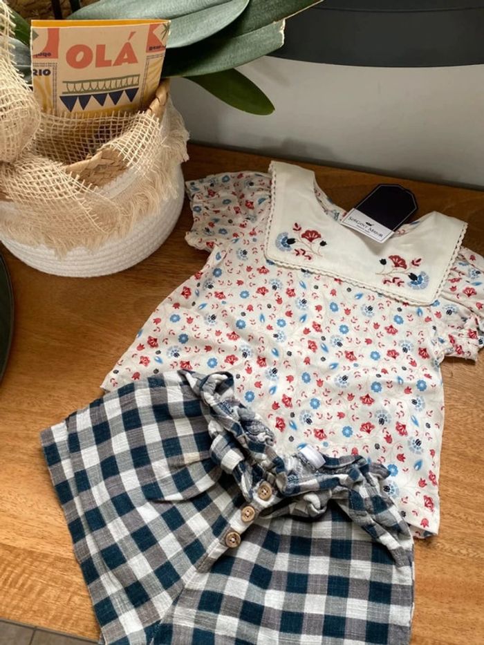 Ensemble petite fille 12 mois