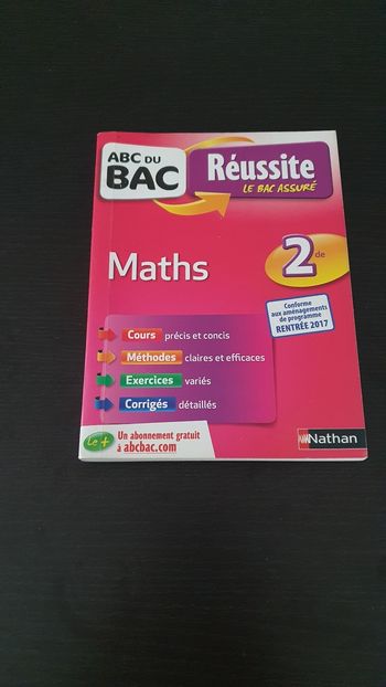 Abc du bac Maths 2nd