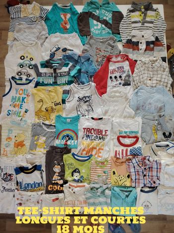 Lot de vêtements 18 mois garçons