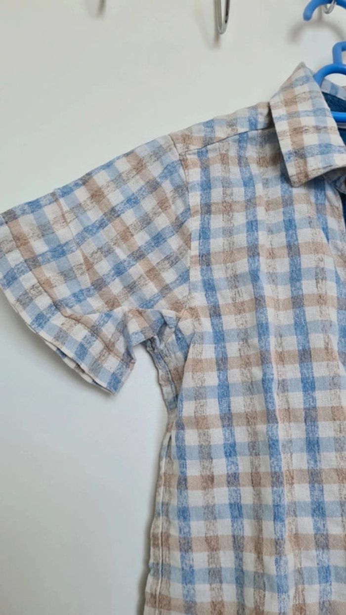 Chemise d'été manches courtes garçons 4-5 ans - photo numéro 4