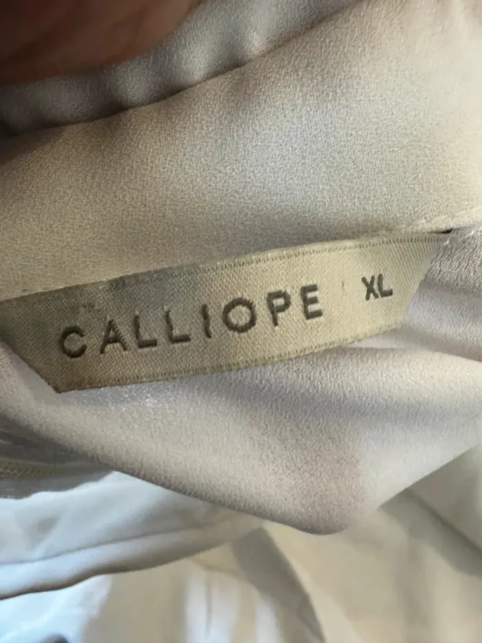 Haut blanc Calliope, taille XL, très bon état - photo numéro 4