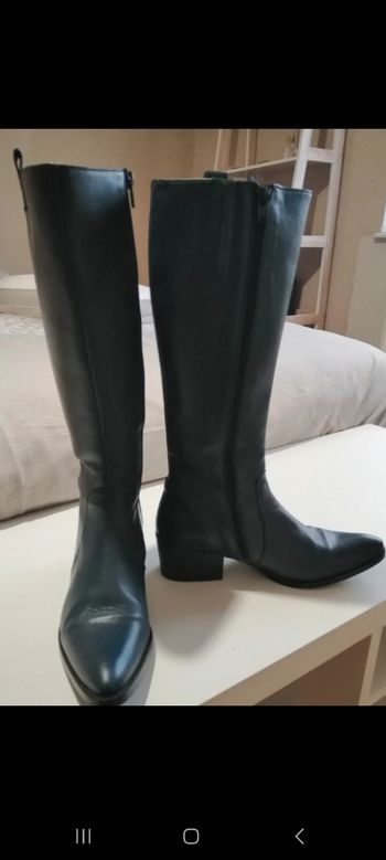 Bottes bleues marine