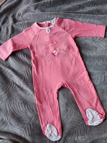 Pyjama coton fille 12 mois