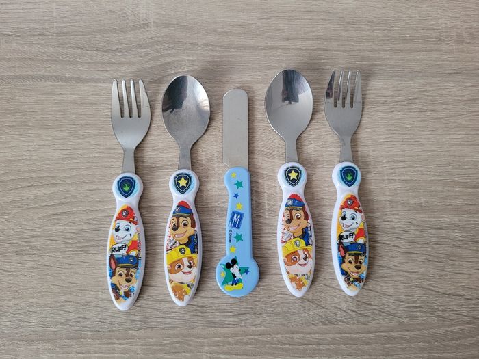 Lot de couverts Pat patrouille