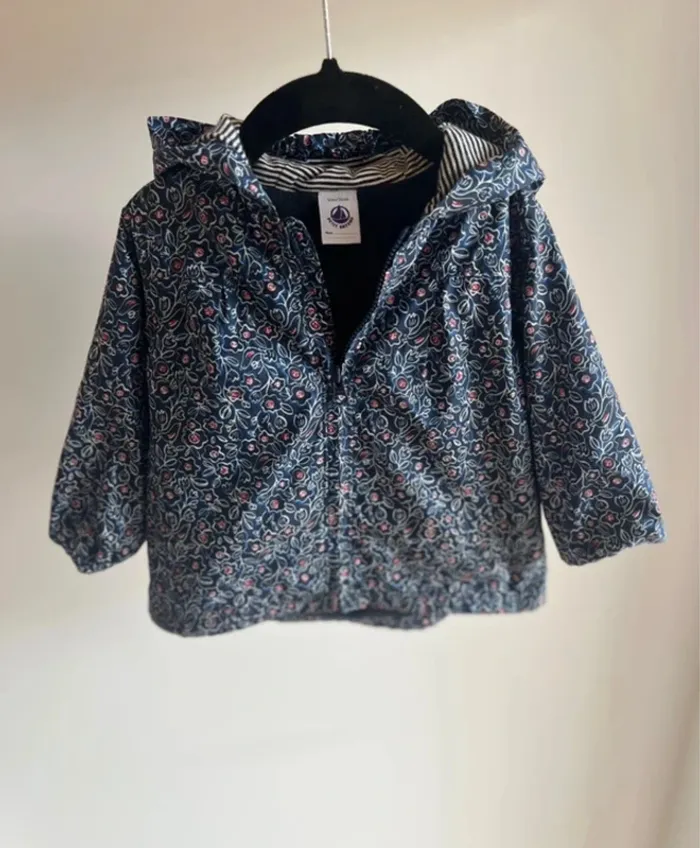Imperméable Petit Bateau bleu - photo numéro 2