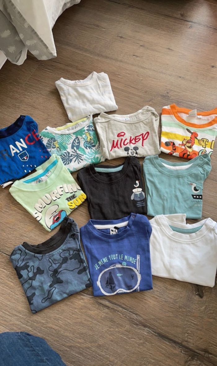 Lot 11 tshirt 6 mois