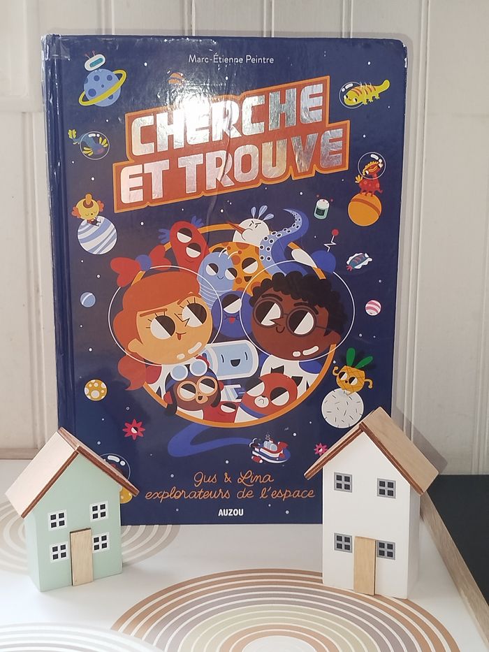 Auzou Cherche et trouve Gus et Lina Explorateurs de l'espace