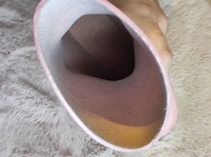 Bottes de pluies rose et violet taille 30 - photo numéro 7
