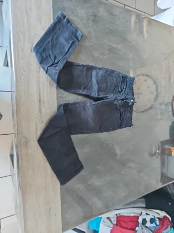 Jean skinny bleu marine 7 ans