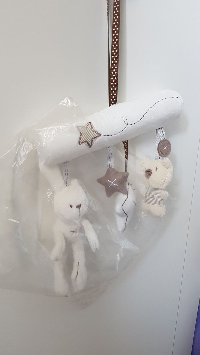 Petites peluches d'éveil / hochet à suspendre neuf - photo numéro 2
