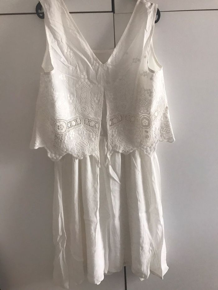 Robe Naf Naf blanche - 34 - photo numéro 2
