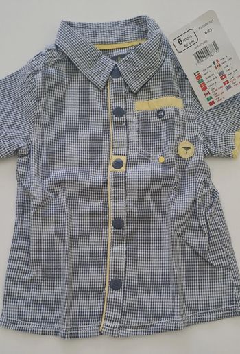 Chemise manches courtes neuve garçon 6 mois Orchestra