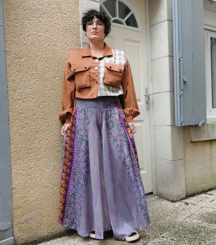 Magnifique pantalon soie - photo numéro 2