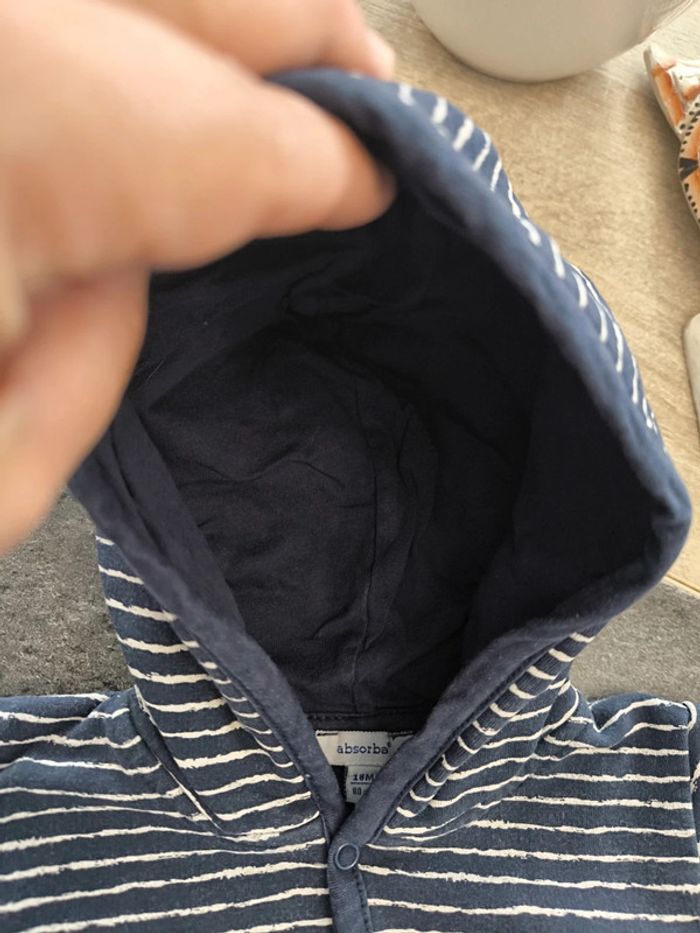 Combinaison sans pieds à capuche garçon 18 mois absorba - photo numéro 7