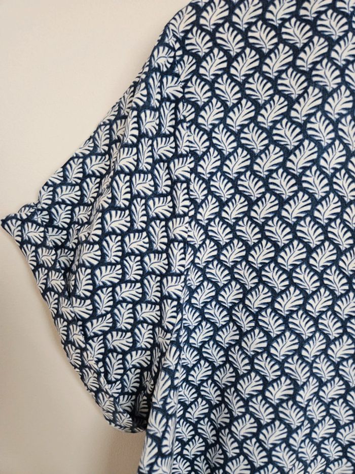 Robe bleu et blanche H&M T.44 - photo numéro 3