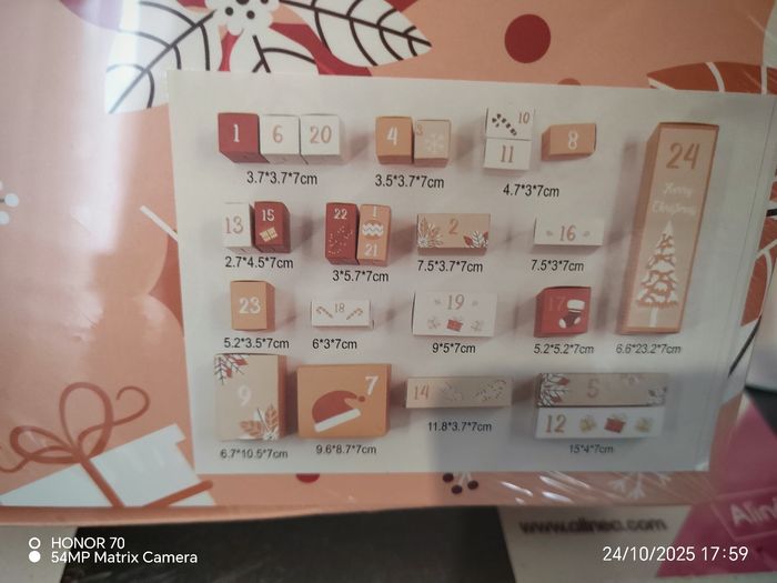 Calendrier de l'avant a remplir - photo numéro 3