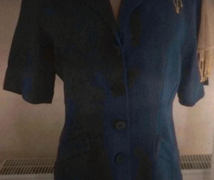 Blazer manches courtes en lin - photo numéro 3