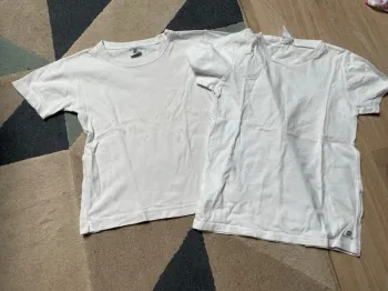 Lot t shirt blanc