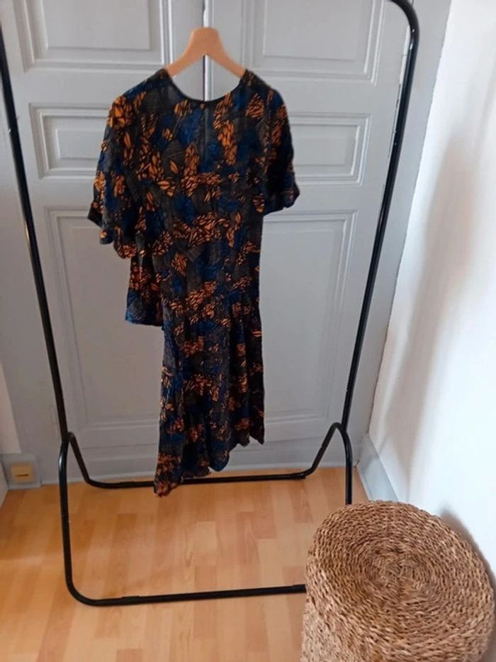 Robe à motifs géométrique - Mango - M/38 - photo numéro 5