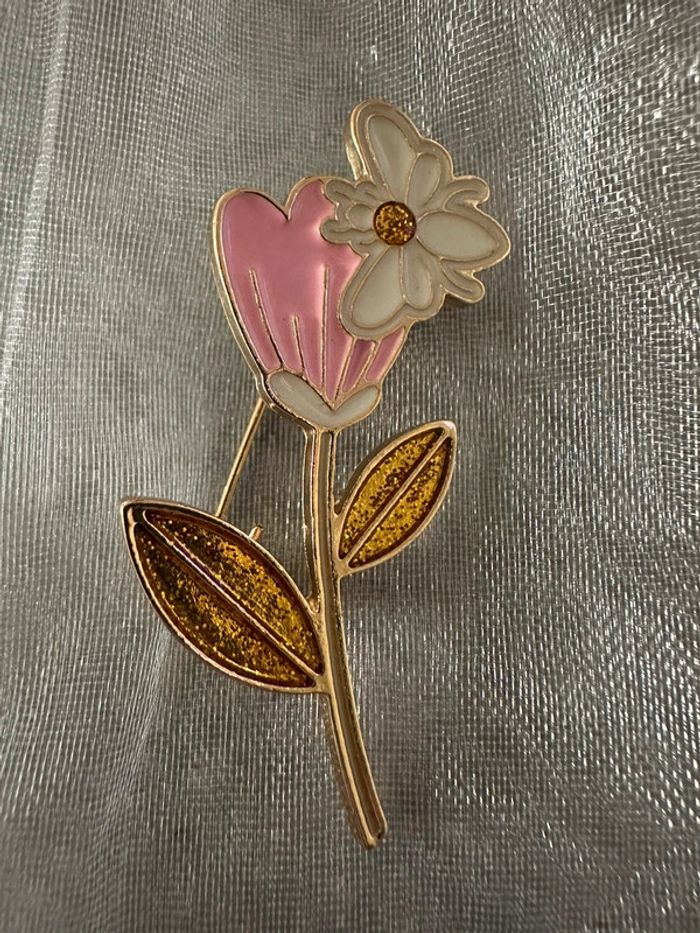 Broche fleur 🌷 🌹 - photo numéro 2