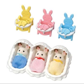 Sylvanian familles Les triplés