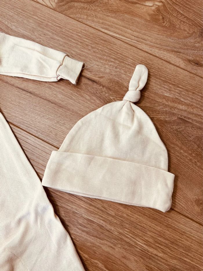 Taille 6 mois pyjama d’été garçon blue house beige et marron * ours * 💙 - photo numéro 3