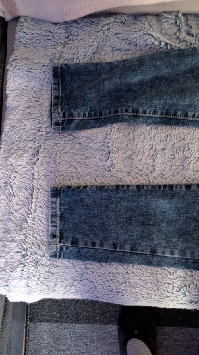 Jean bleu délavé  skinny - photo numéro 2