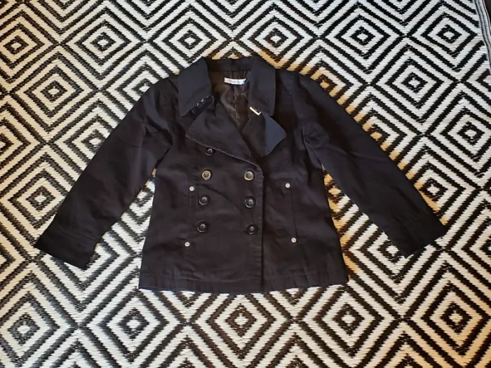 Veste noire mi saison Parfait État 8 ans