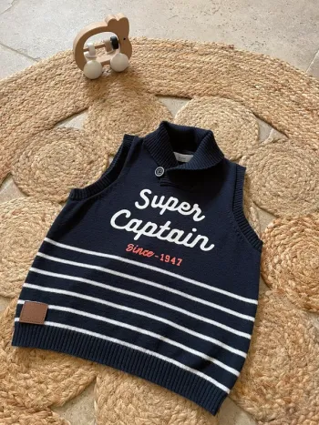 Pull sans manche 24 mois
