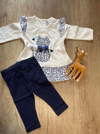 Ensemble neuf fille 6 mois