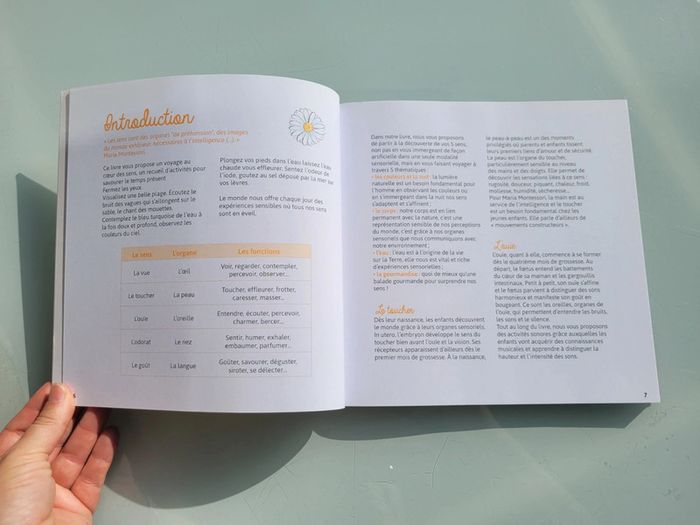 Livre les 5 Sens, 50 activités Montessori pour découvrir le monde autrement (54) - photo numéro 3