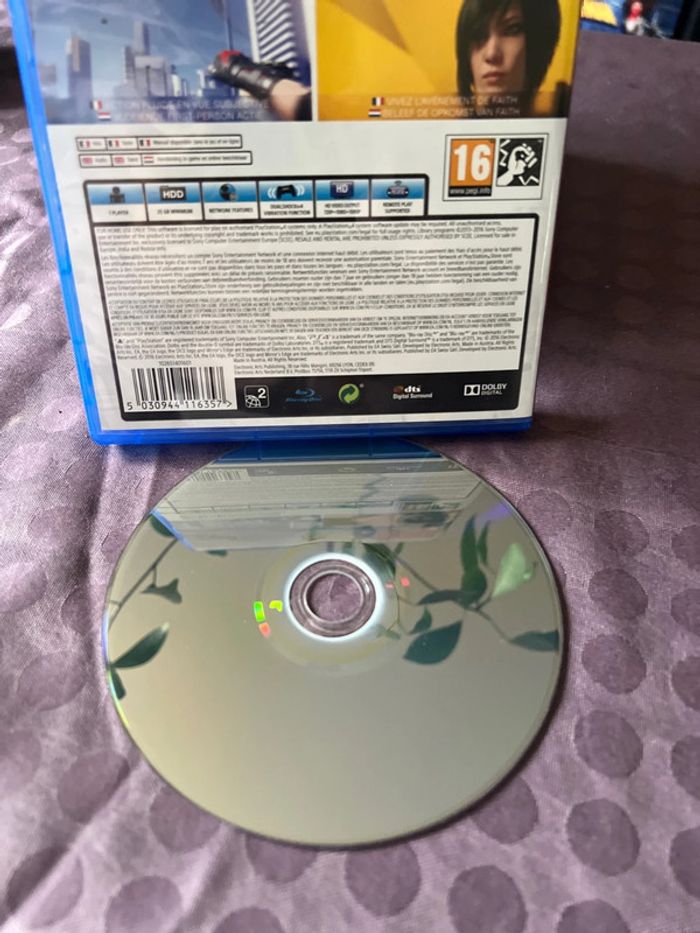 Jeu ps4 mirror s edge - photo numéro 3