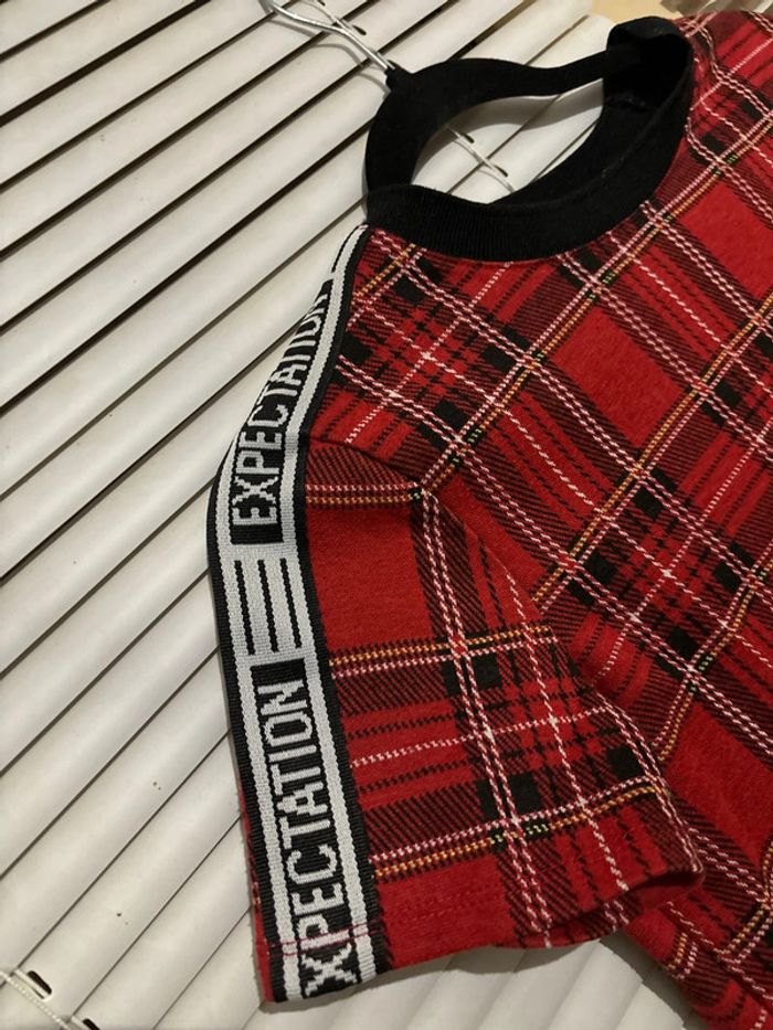 Tee shirt en tartan - photo numéro 2