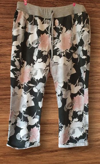 Pantalon jogging à fleurs