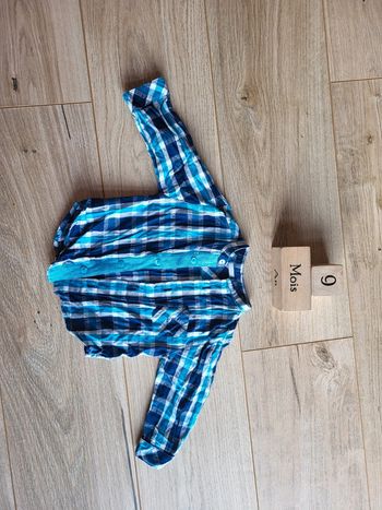Chemise à carreaux coton petits prix bébé garçon