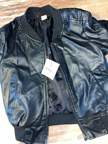 Veste simili cuir 3 ans