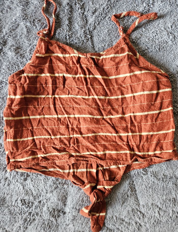Crop top orange - photo numéro 3