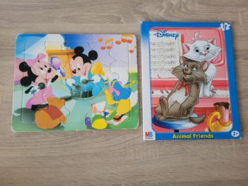 Lot de 2 puzzles Disney