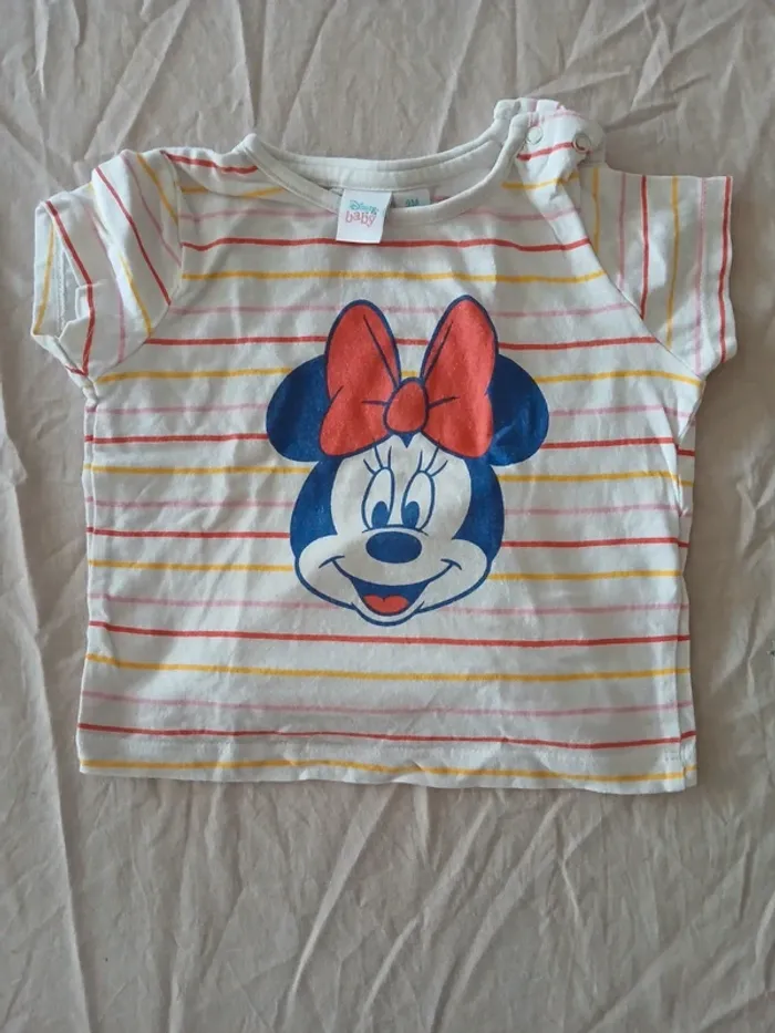 Tee-shirt manche courte 9 mois - photo numéro 2