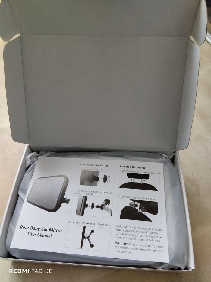 Miroir bébé pour voiture - photo numéro 5