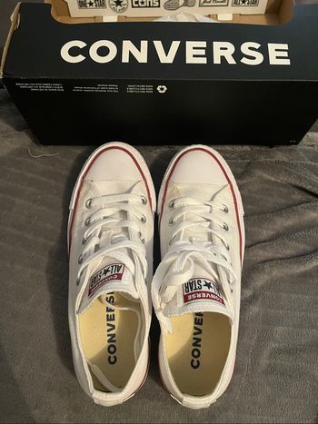 Converses basses blanches