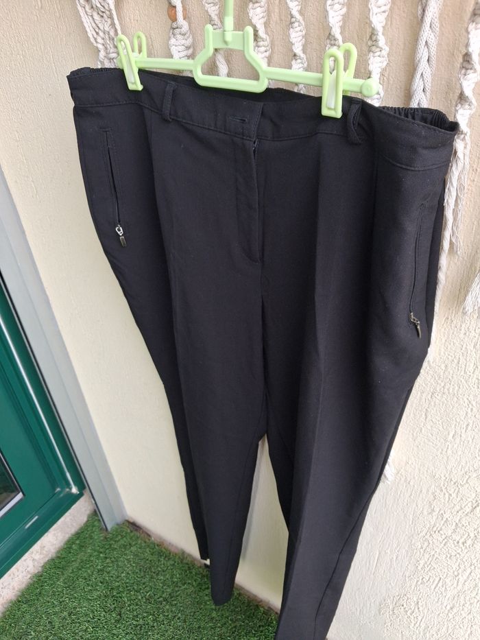 Pantalon droit noir - photo numéro 3