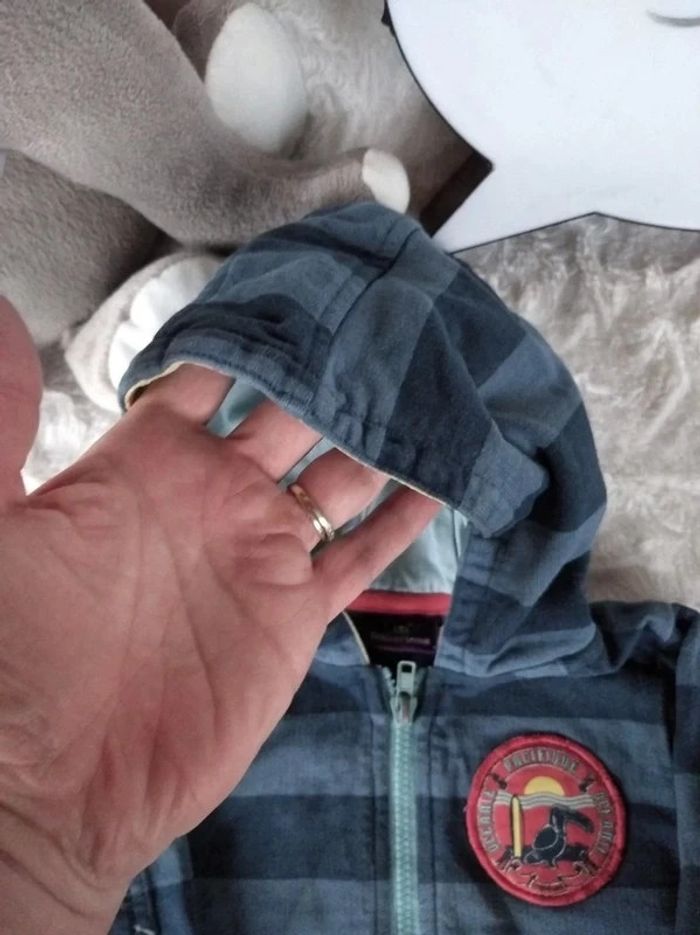 Veste Gilet avec capuche Garçon 3 mois Sergent Major Perroquet - photo numéro 6