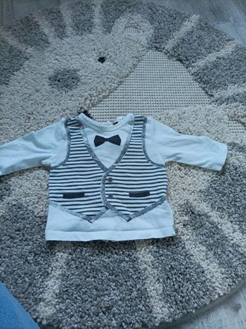 T shirt manche longue 1 mois